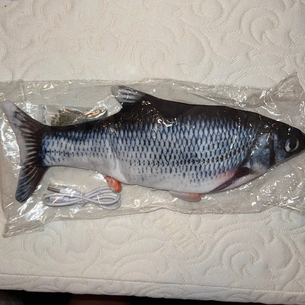 Flopping Fish Catnip USB Rechargeable Interactive Toy